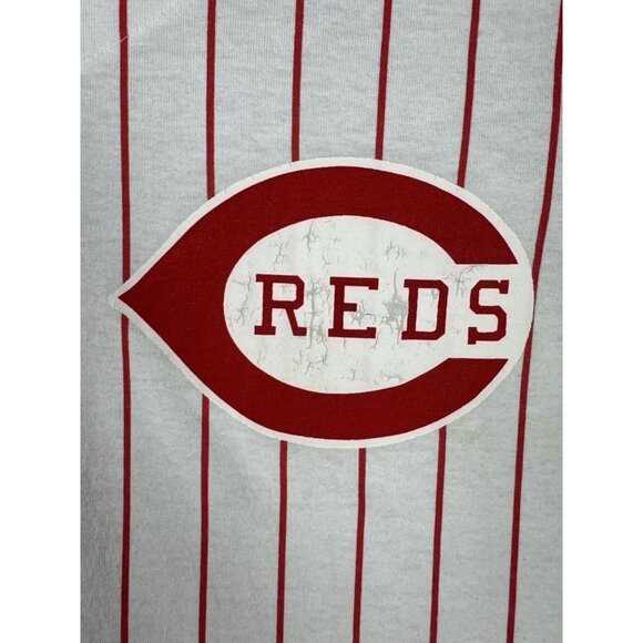 Vintage 90s Russell Athletic Cincinnati Reds Baseball Jersey Youth XL Rare MLB - Picture 8 of 16
